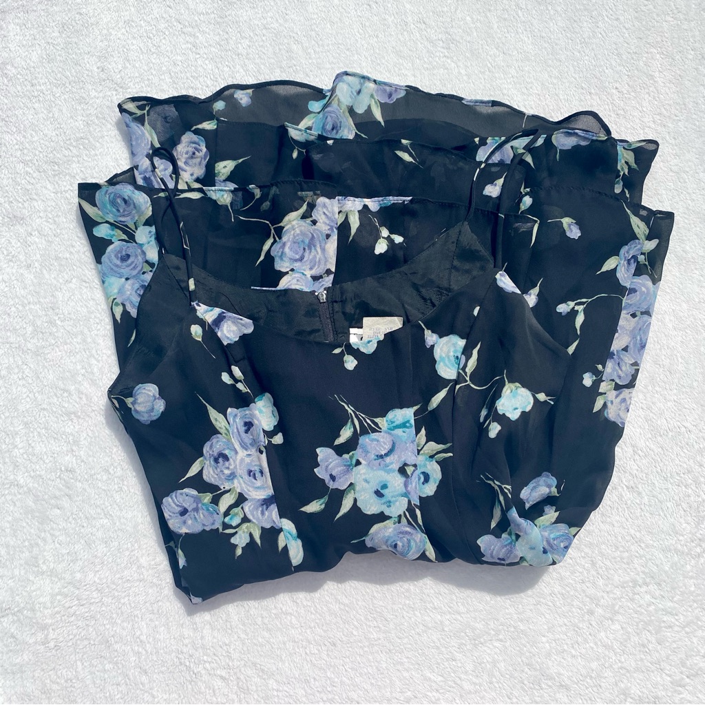 90s Floral Mini Dress